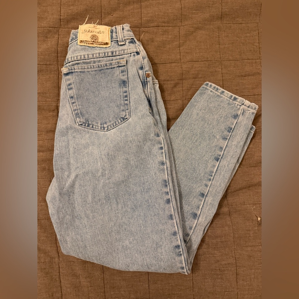 St. John's Bay High Rise Light Blue Jeans
